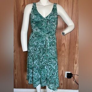 MICHAEL Kors Beautiful Aqua Green Maxi Dress‎ L